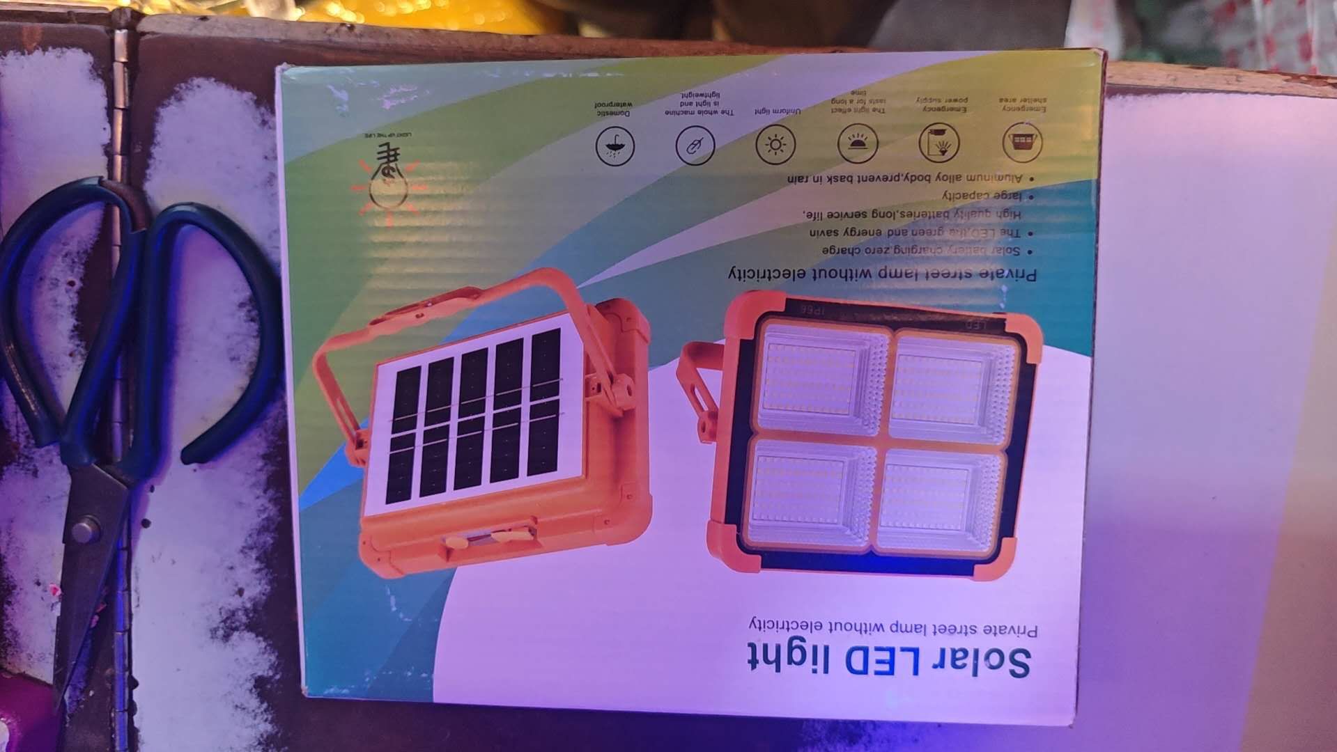 38000000LM 528LED Solar Charging Floodlight Waterproof Portable Camping Light Power Bank 10000mAh For Outdoor Emergency Lighting