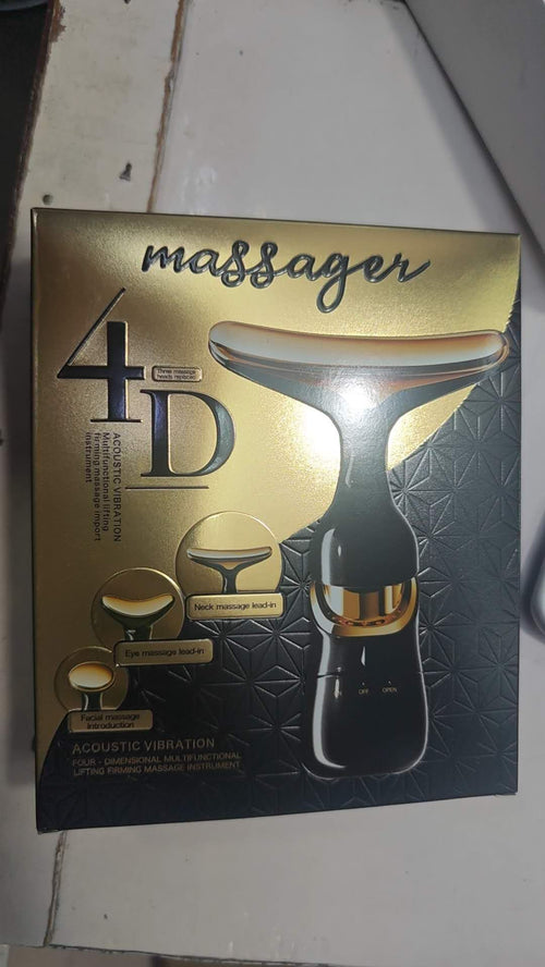 3 In 1 Face Massager Neck Facial Eye Massage Introducer Microcurrent Skin Rejuvenation Anti Aging Beauty Device BEAUTY TOOLS