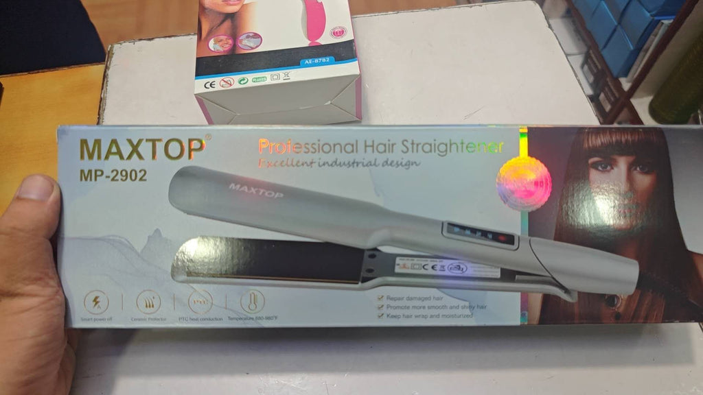 SU Hair Straightening Irons Dual Use Fast Warm-up Thermal Professional Ceramic Heating Plate For Straightening Curling Air Bangs