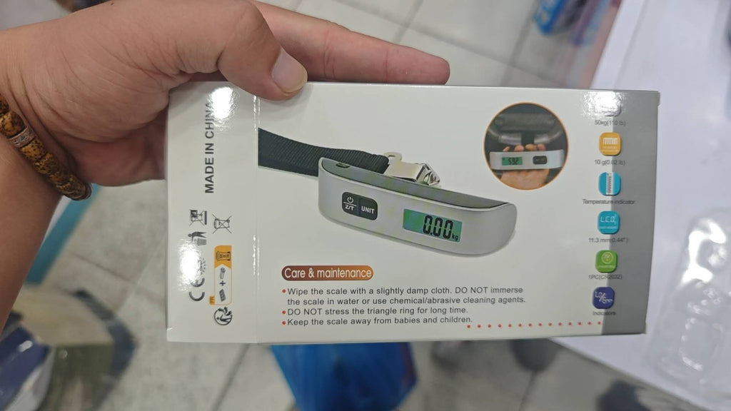 50kg 10g Digital Scale Electronic Balance Kitchen Luggage Hanging Scale Weight Suitcase Travel Scale Baggage Bag Weight Tool