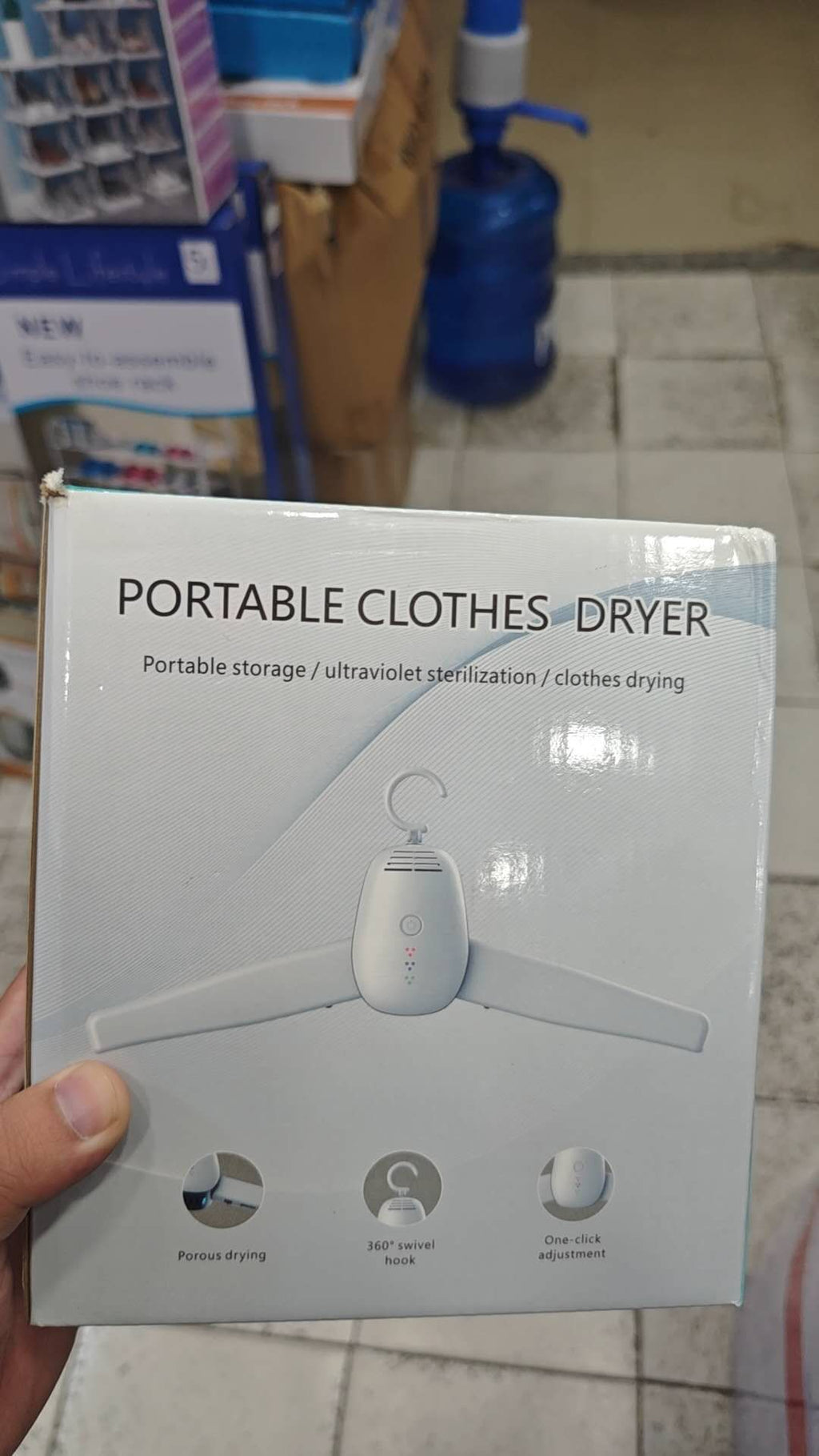 C4DA Travel Portable Foldable Electric Clothes Drying Hanger Dryer Rack Machine Portable Clothes Dryer Hot Drying Machine