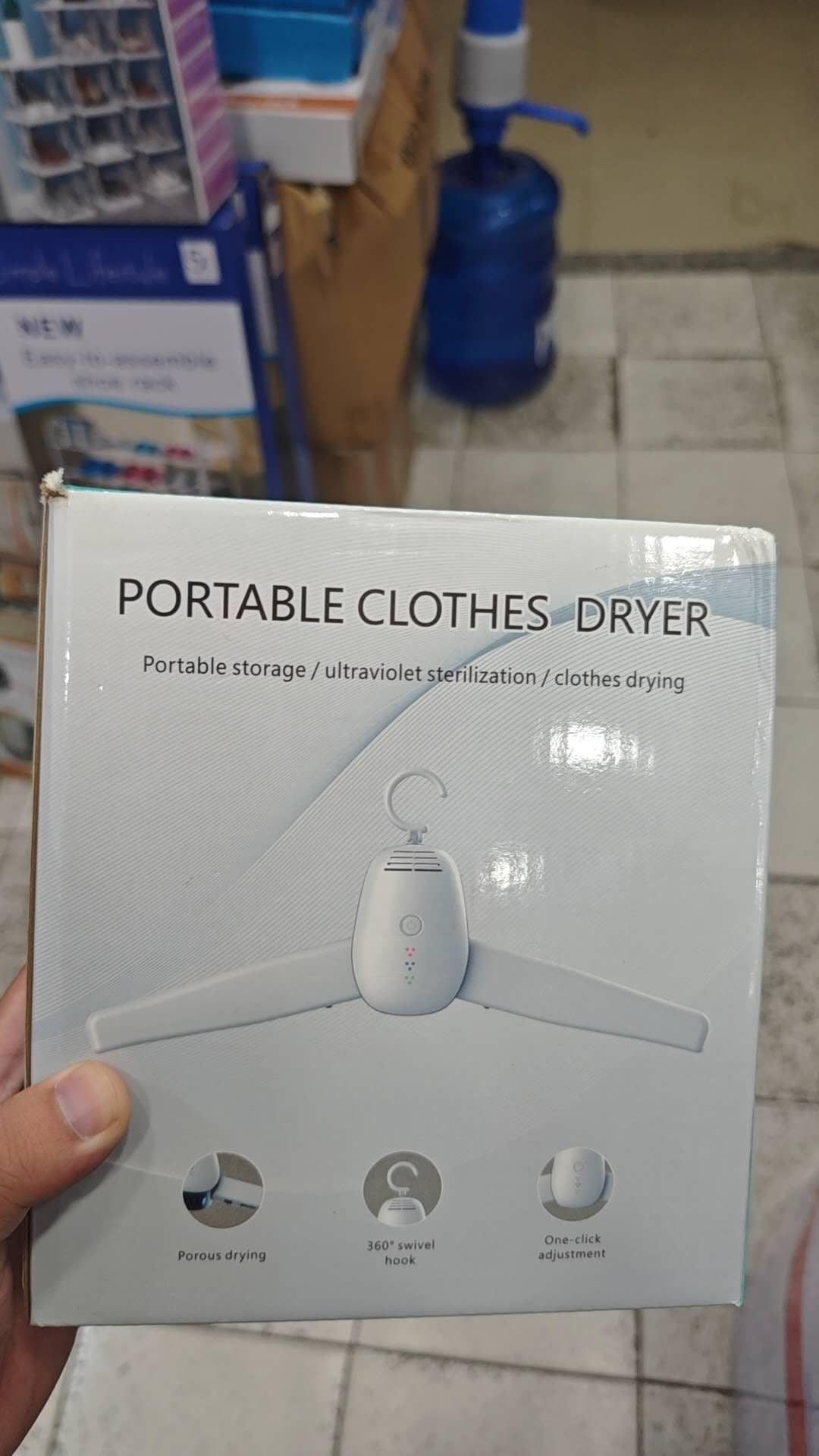 C4DA Travel Portable Foldable Electric Clothes Drying Hanger Dryer Rack Machine Portable Clothes Dryer Hot Drying Machine