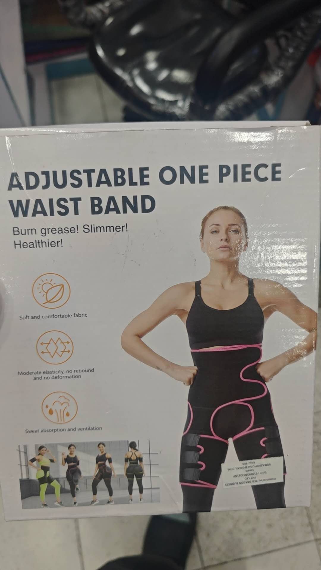 Adjustable High-Waist Yoga Core Belt Butt Trainer Sweating Shaper Fitness Waist Trainer Band for Body Sculpting And Abdomen Supp