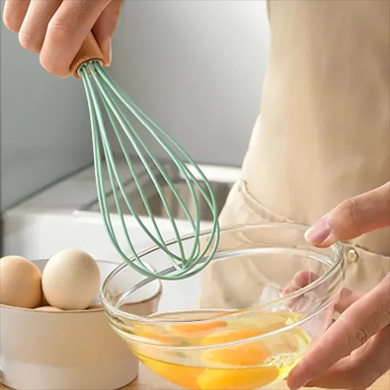 12Pcs Kitchen Utensil Set Silicone Spatula Set Wooden Handle Cooking Tools Kit with Holder Heat-Resistant Cookware for Kitchen