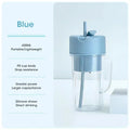 Portable USB Rechargeable Electric Juicer Cup 300ml with Straw for Smoothies and Shakes at Home Outdoor Office