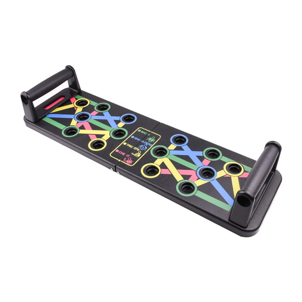 Foldable Push Up Board Portable Home Gym Workout Stand with Handles for Chest Shoulder Triceps Back Training