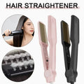 SU Hair Straightening Irons Dual Use Fast Warm-up Thermal Professional Ceramic Heating Plate For Straightening Curling Air Bangs