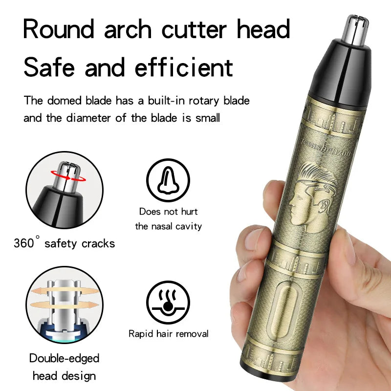 3 In 1 Hair Clipper Portable Cordless Hair Beard Shavers For Men Electric Nose Hair Beard Shaving Razor Set Hair Cutters