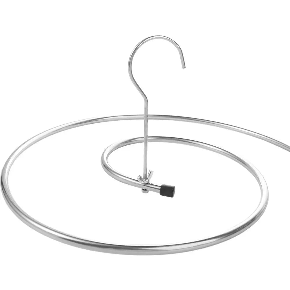 Stainless Steel Quilt Sheet Hanger Rotating Round Spirals Drying Rack Multi-function Save Space Spirals Clothes Pole