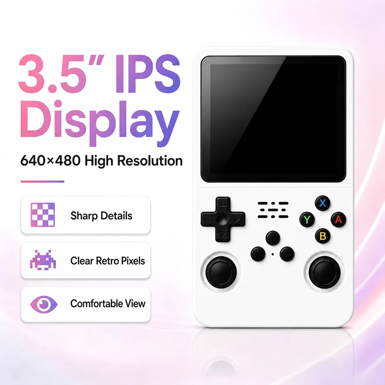 ARKOS Retro Handheld Game Console 3.5'' IPS,Linux Portable Pocket Player,3D Joysticks Consola Kids Gift
