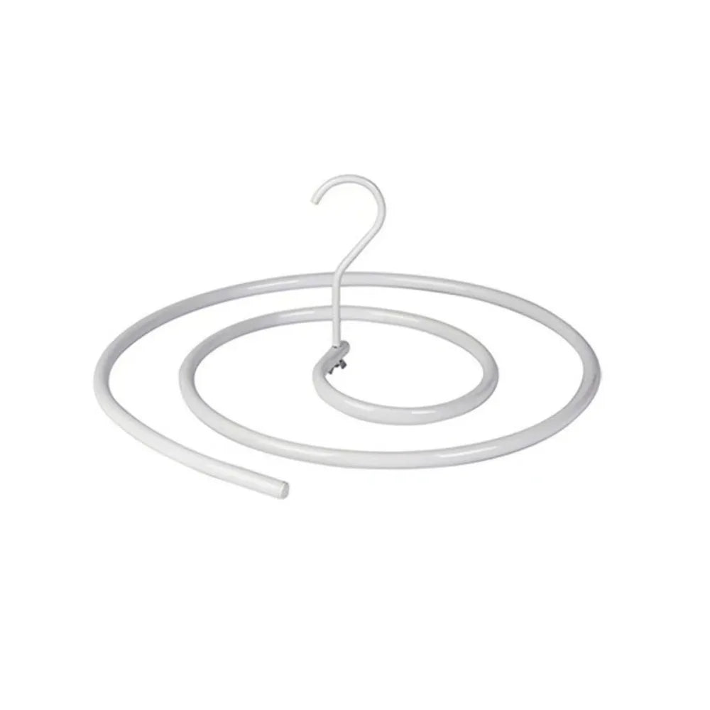 Stainless Steel Quilt Sheet Hanger Rotating Round Spirals Drying Rack Multi-function Save Space Spirals Clothes Pole