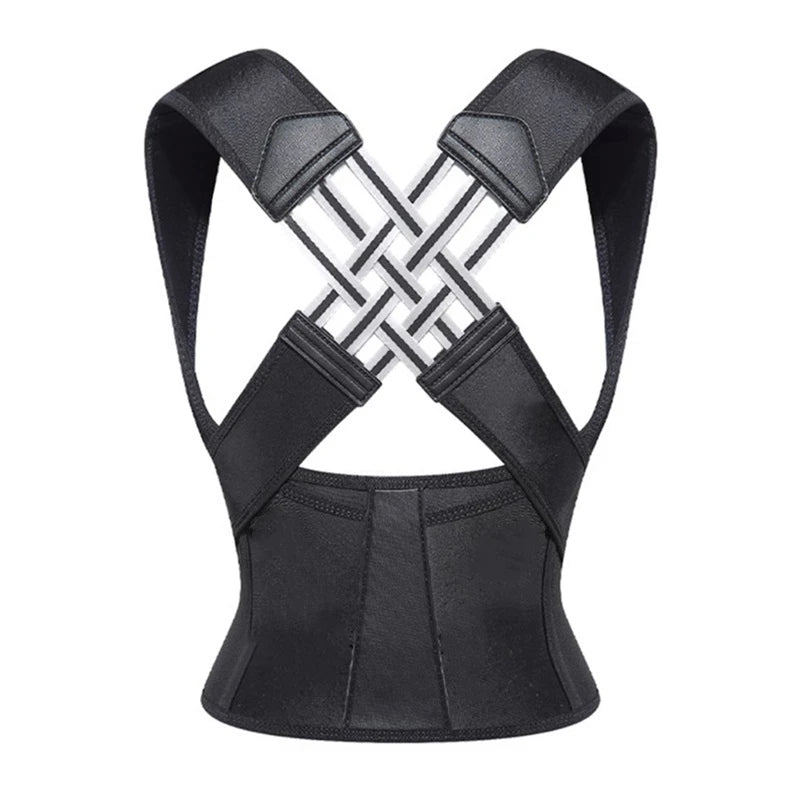 Upgraded Back Brace Posture Supports for Women and Men, Shoulder Straightener Adjustable Full Back Support Upper and Lower Back
