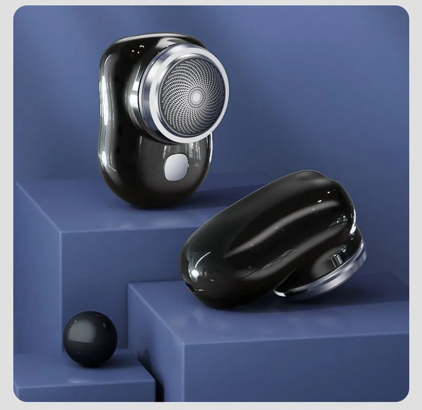 Portable Electric Shaver IPX7 Waterproof Wet Dry Double Use Mini Type-c Fast Charging Pocket Razor Beard Trimmer Shaving Machine