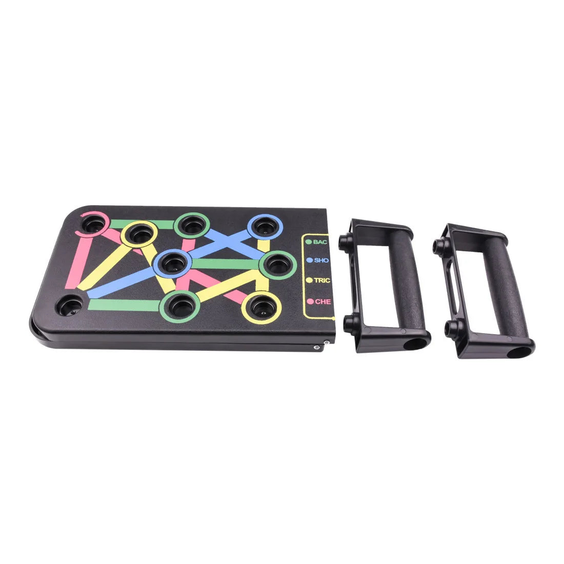 Foldable Push Up Board Portable Home Gym Workout Stand with Handles for Chest Shoulder Triceps Back Training