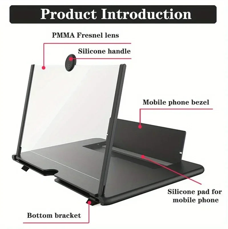 Portable Phone Screen Amplifier For Immersive Movie Watching