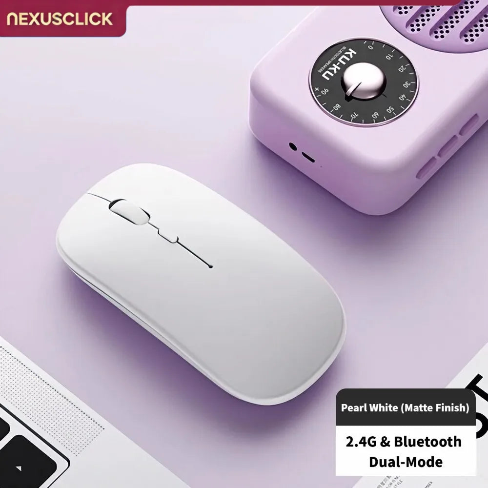 NexusClick Bluetooth Keyboard and Mouse For iPad Xiaomi Samsung Huawei Phone,Slim Mini Wireless Keyboard For Android IOS Windows