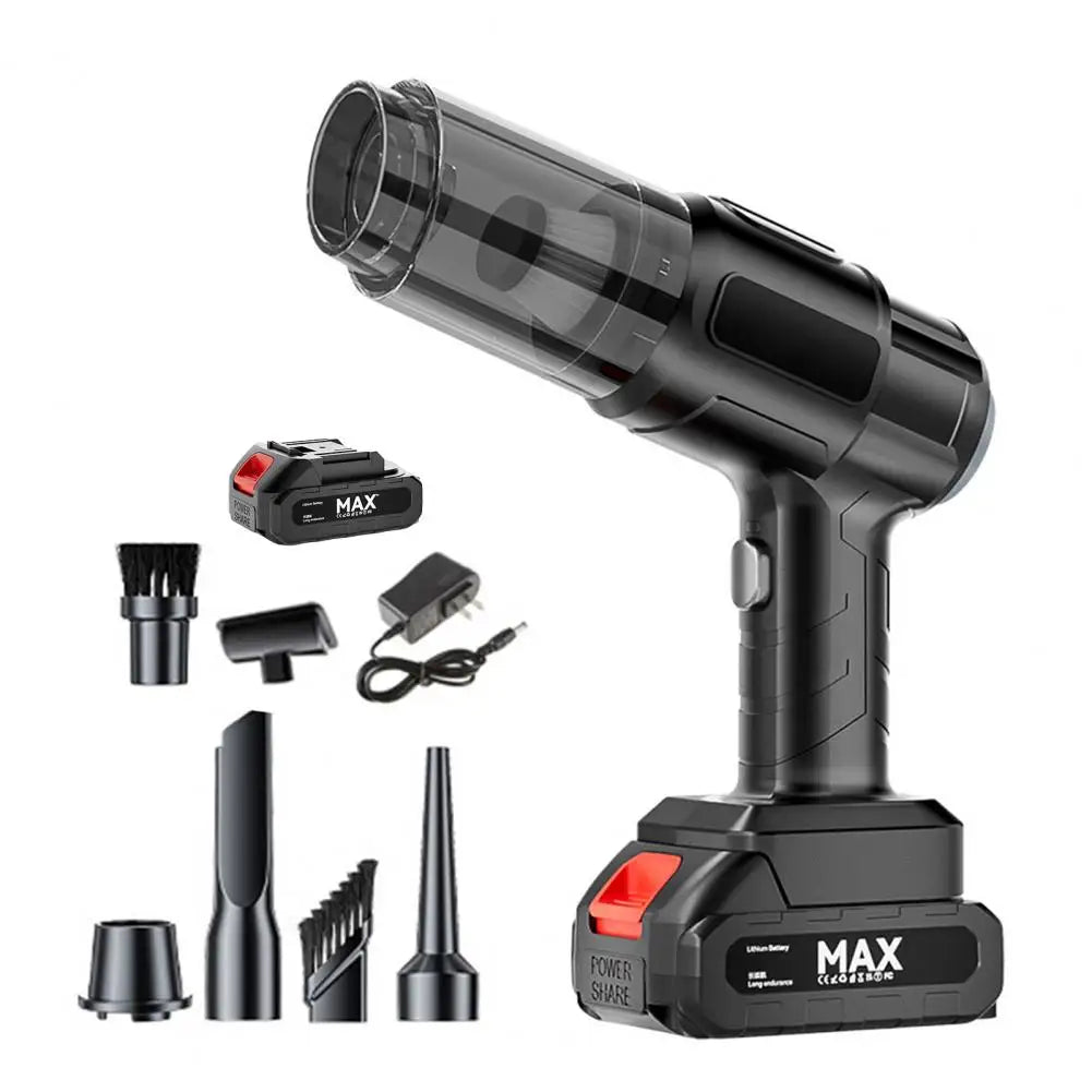 Car Vacuum Cleaner Suction Power Low Noise Rechargeable Multipurpose Portable Cordless Handheld Vacuum Dust Remover
