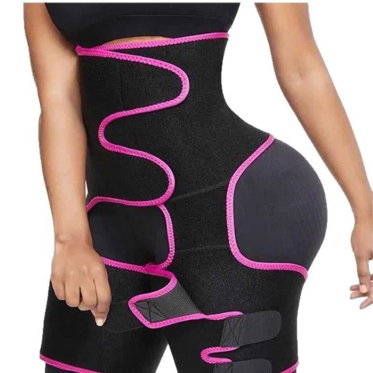 Adjustable High-Waist Yoga Core Belt Butt Trainer Sweating Shaper Fitness Waist Trainer Band for Body Sculpting And Abdomen Supp