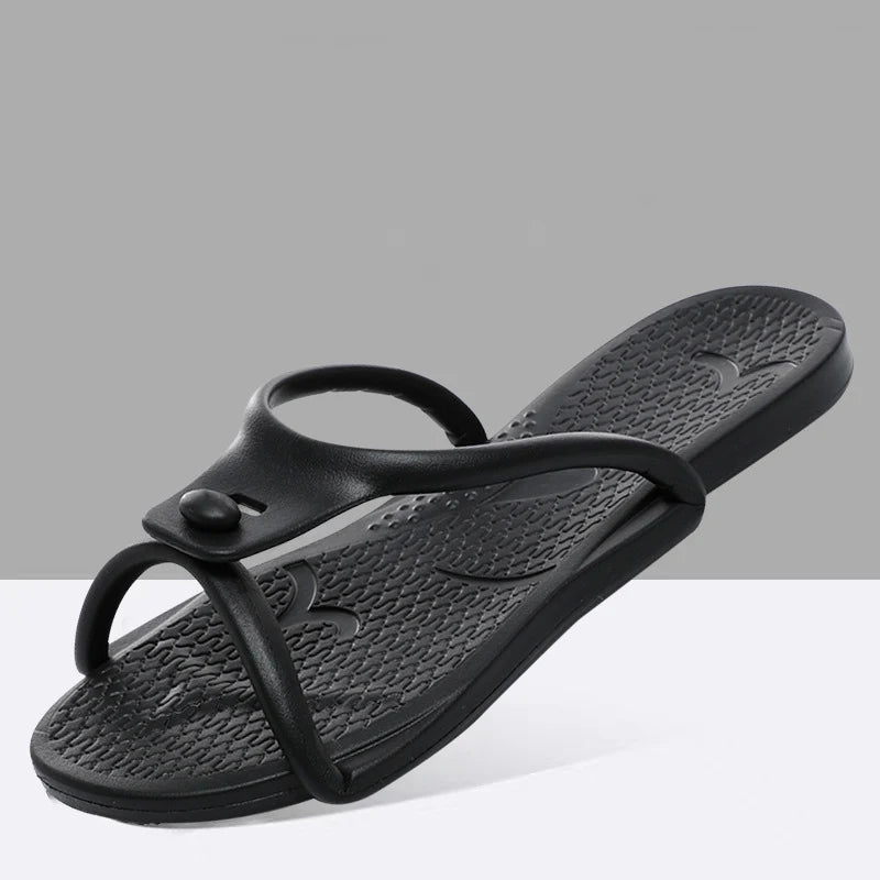 Summer Women Folding Slippers Adults Portable Trip Travel Sandals Couples Indoor Soft Slides Men Beach Non-slip EVA Shoes size47